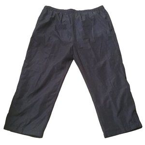 Mens's XL Rain Pants Inseam 25.5" Weatherproof Black Waterproof Golf Outdoor